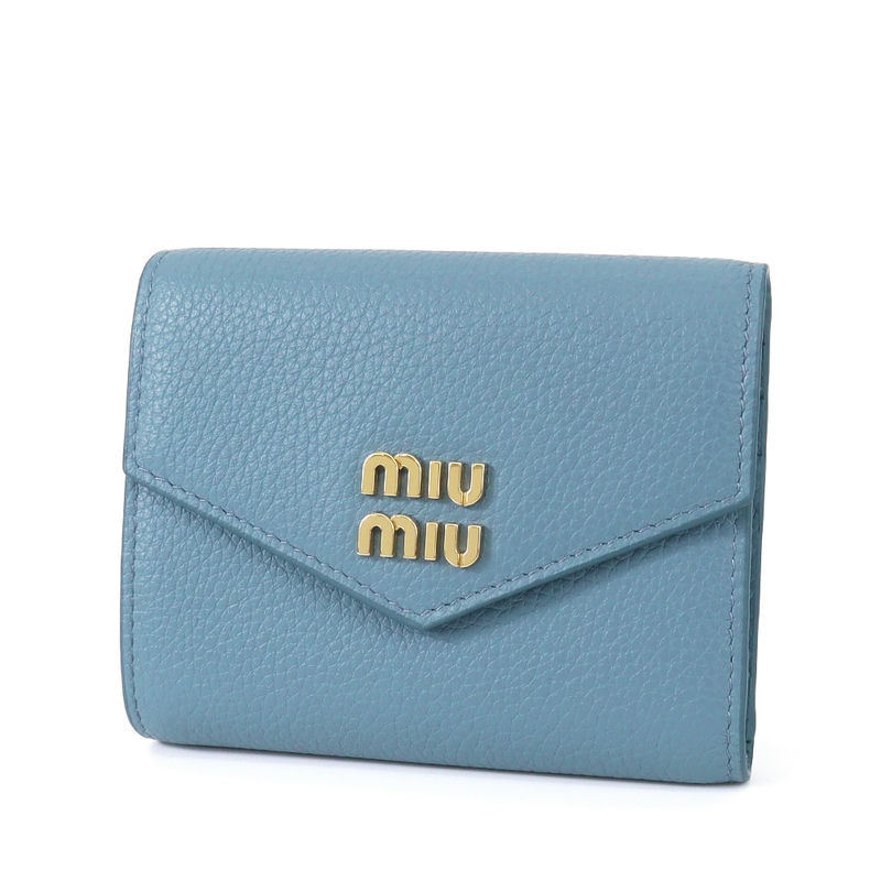 Brandol / MIU MIU ミュウミュウ 折り財布 レザー スクエアウォレット