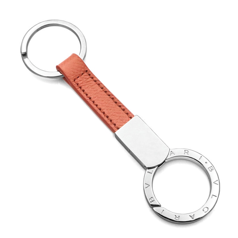 Brandol / BVLGARI ブルガリ キーリング レザー リング キーホルダー