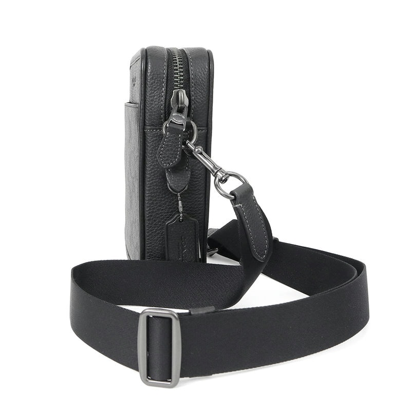 Brandol / COACH コーチ ショルダーバッグ シグネチャー 縦型 ブラック