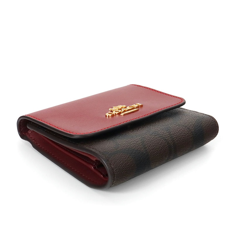 Brandol / COACH コーチ 二つ折り財布 シグネチャー スクエア ミニ