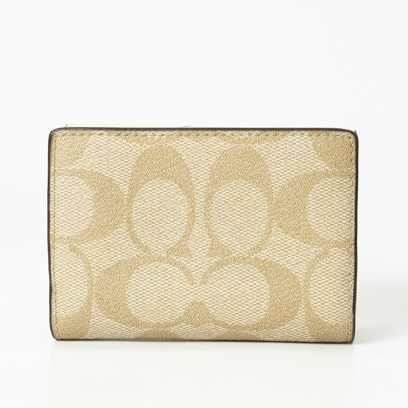 Brandol / COACH コーチ 三つ折り財布 シグネチャー キャンバス