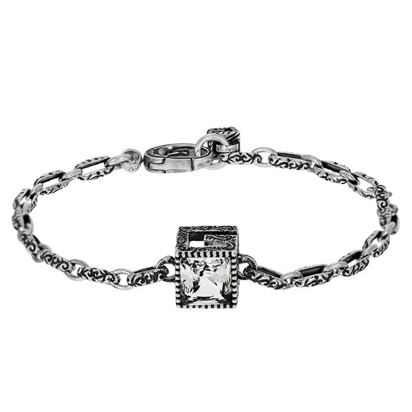 Brandol / GUCCI グッチ ブレスレット スクエアG キューブ 18cm