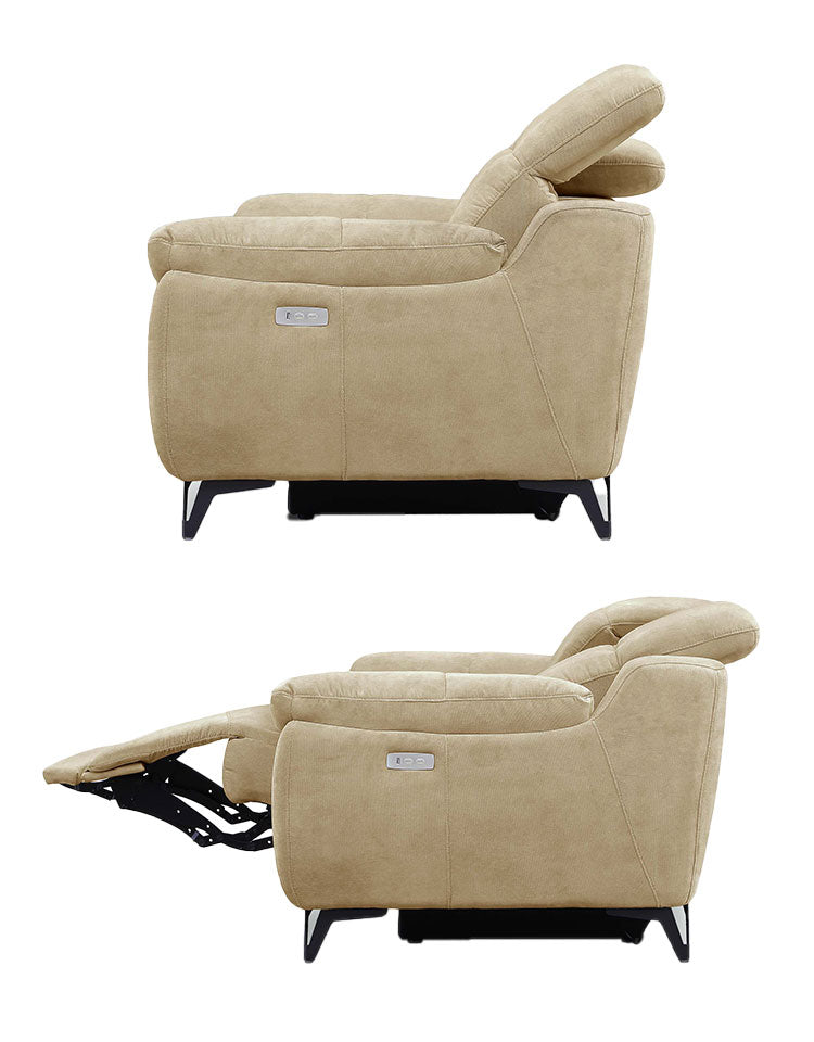 リクライニングソファ 2人掛け 電動 幅172cm リクライニング