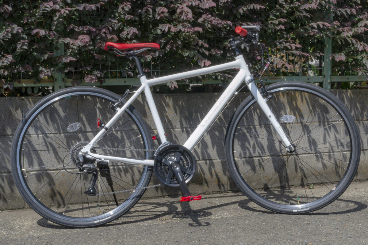 クロスバイク「CYLVA F24」をカラーパーツでお手軽カスタムしてみた