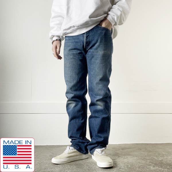 1992年製 USA製 Levi's リーバイス 501 ヒゲ落ち ジーンズ - 札幌