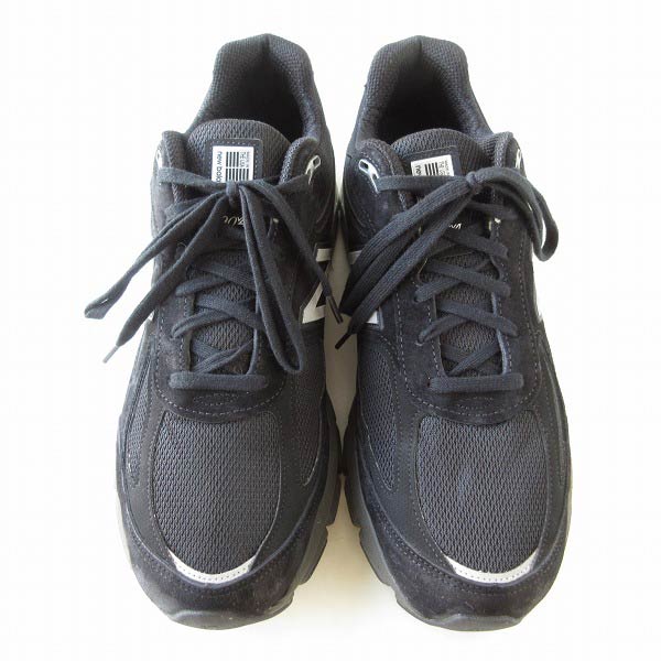 USA製/ニューバランス/M990 BK4/黒【US13-2E/幅広31cm】990v4/大きい
