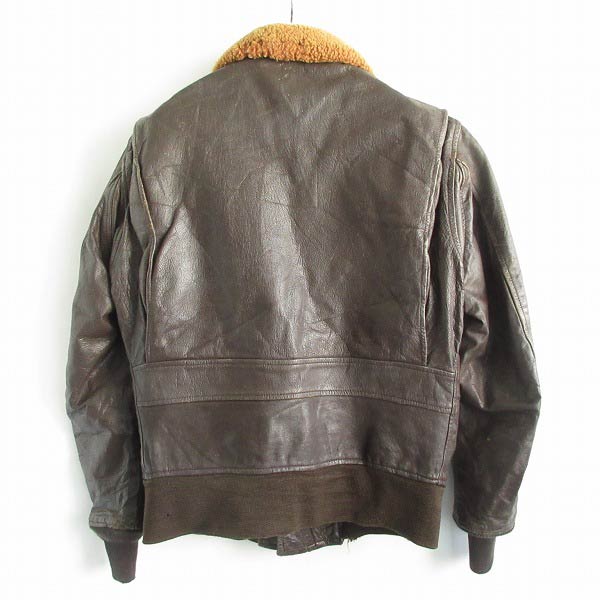 1968年製 実物 米軍 USN G-1 7823D フライトジャケット SIZE40 レザー