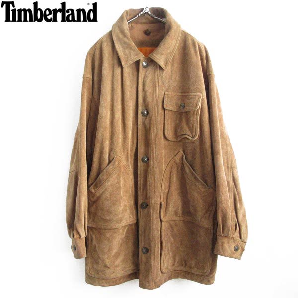 Timberland ティンバーランド スエード ハンティング ジャケット 茶系