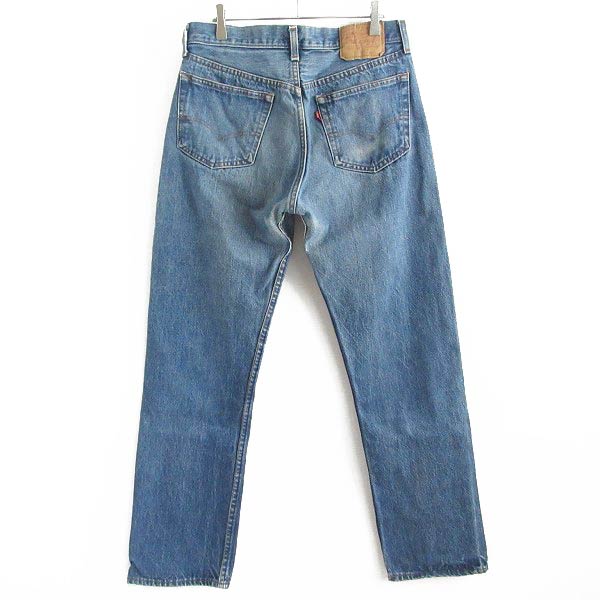 80s USA製 リーバイス501 ハチマル ジーンズ 実寸W31 スタンプパッチ