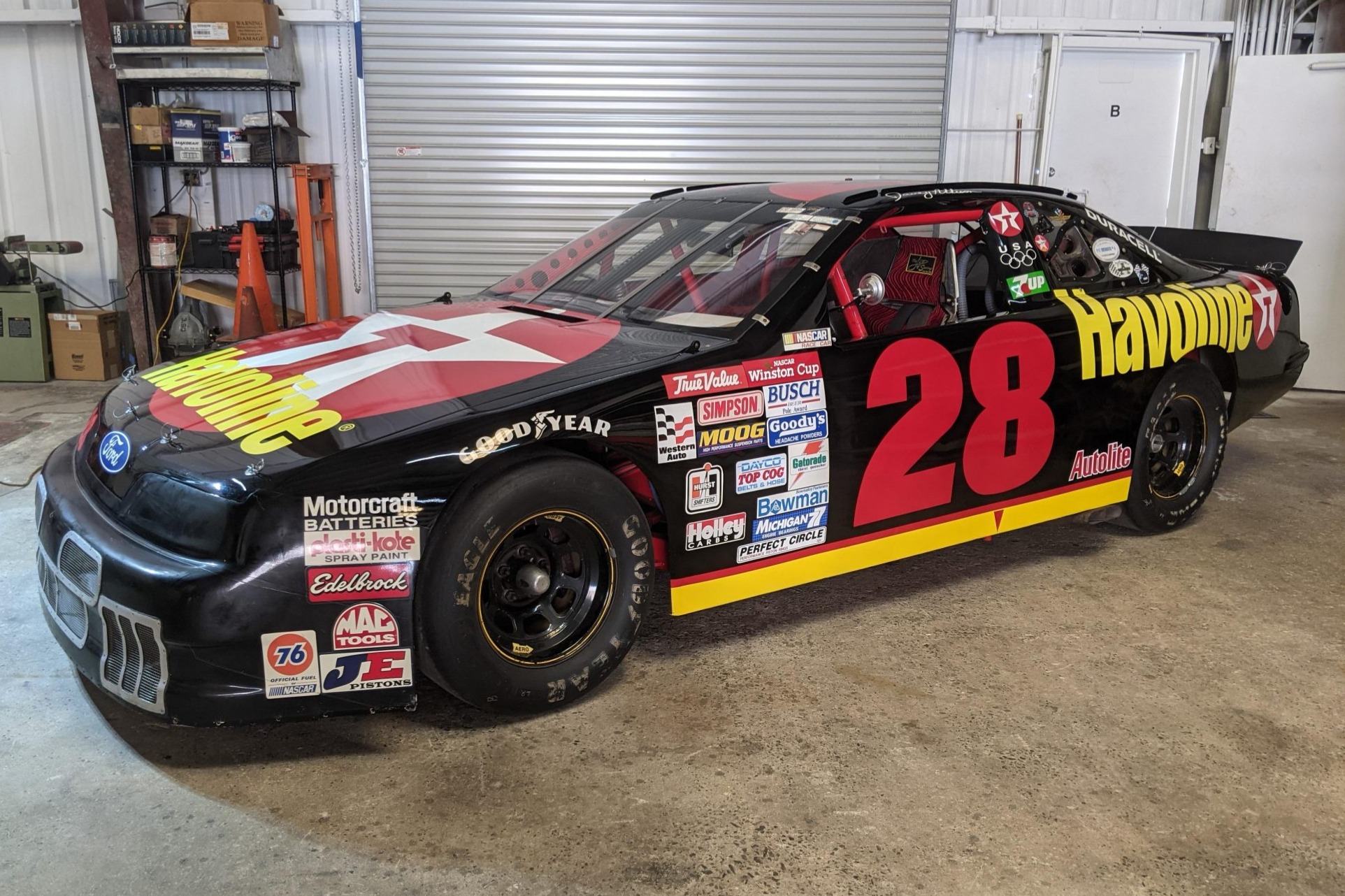 1992 Ford Thunderbird NASCAR Race Car for sale on BaT Auctions