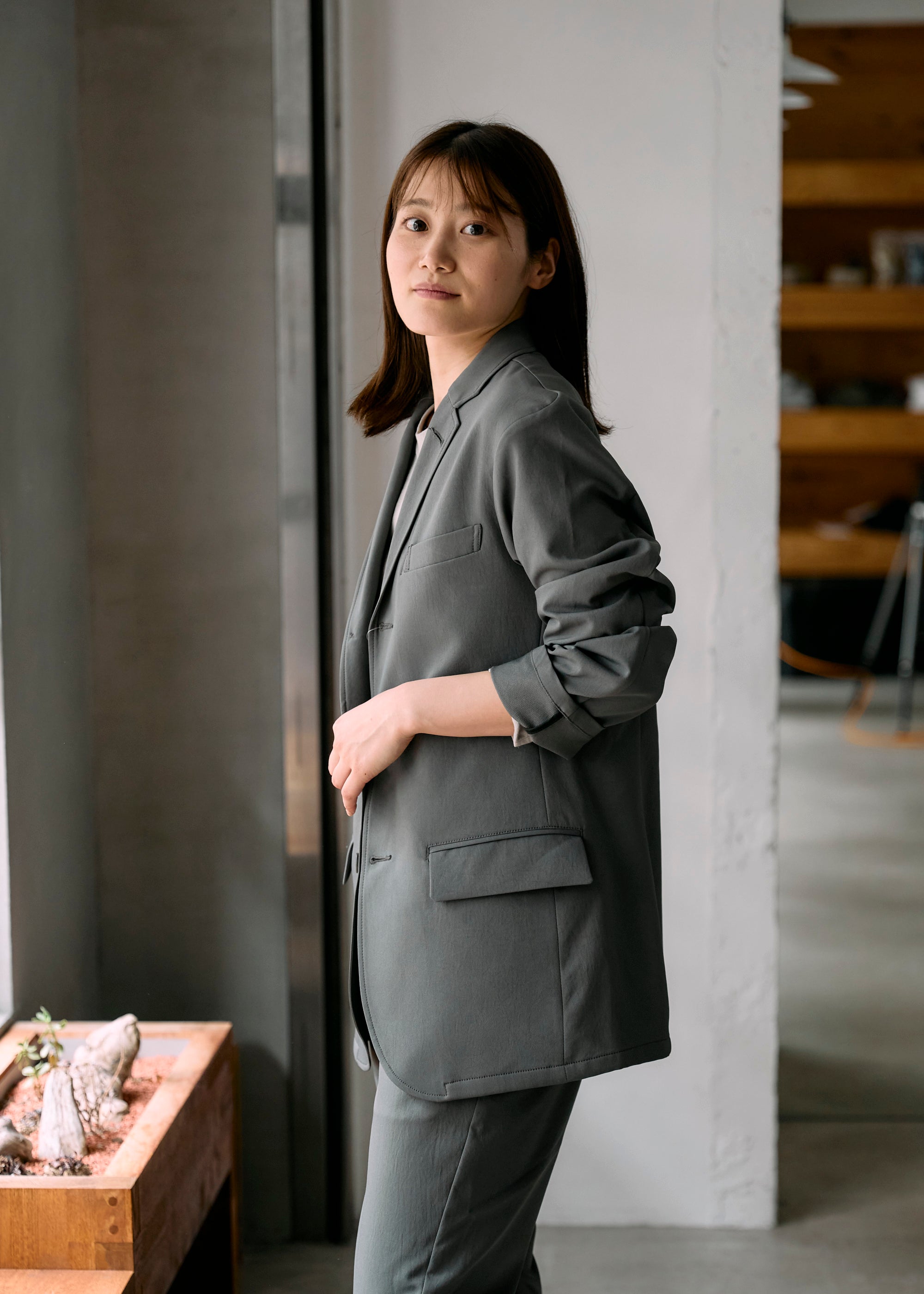 JOURNÉE ダブルフェイスセミラグランジャケット | BRING（ブリング