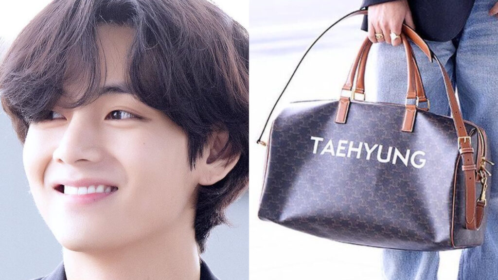 BTS テテが持っていた「TAEHYUNG」と書かれたバッグが可愛すぎると話題