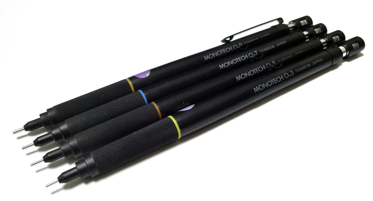 筆記具紹介10 トンボ鉛筆 モノテック - ブングトーク