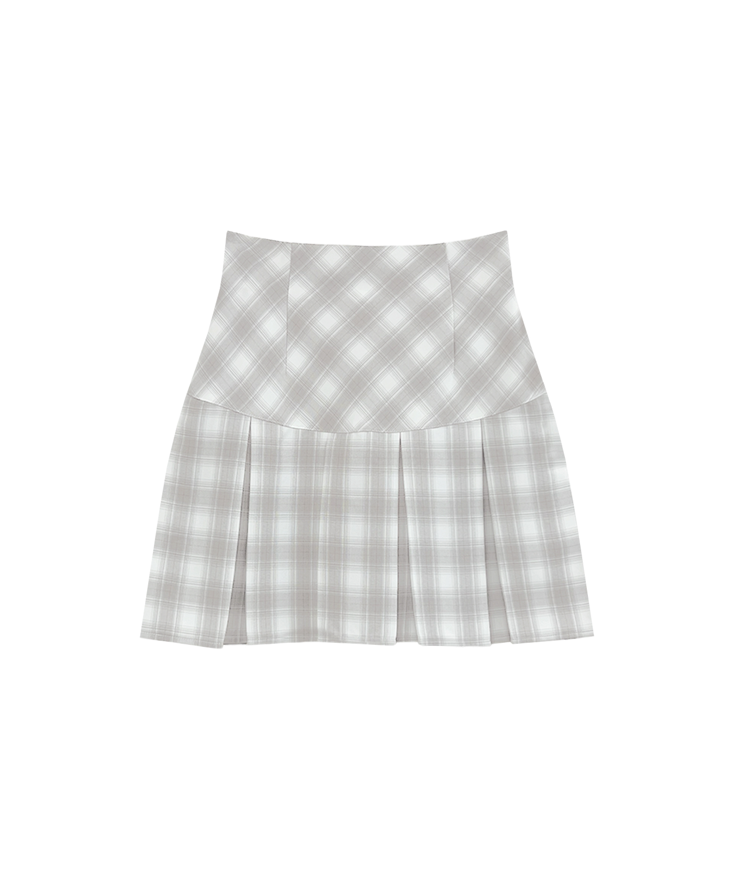 Check pleats mini skirt – BUNNY APARTMENT