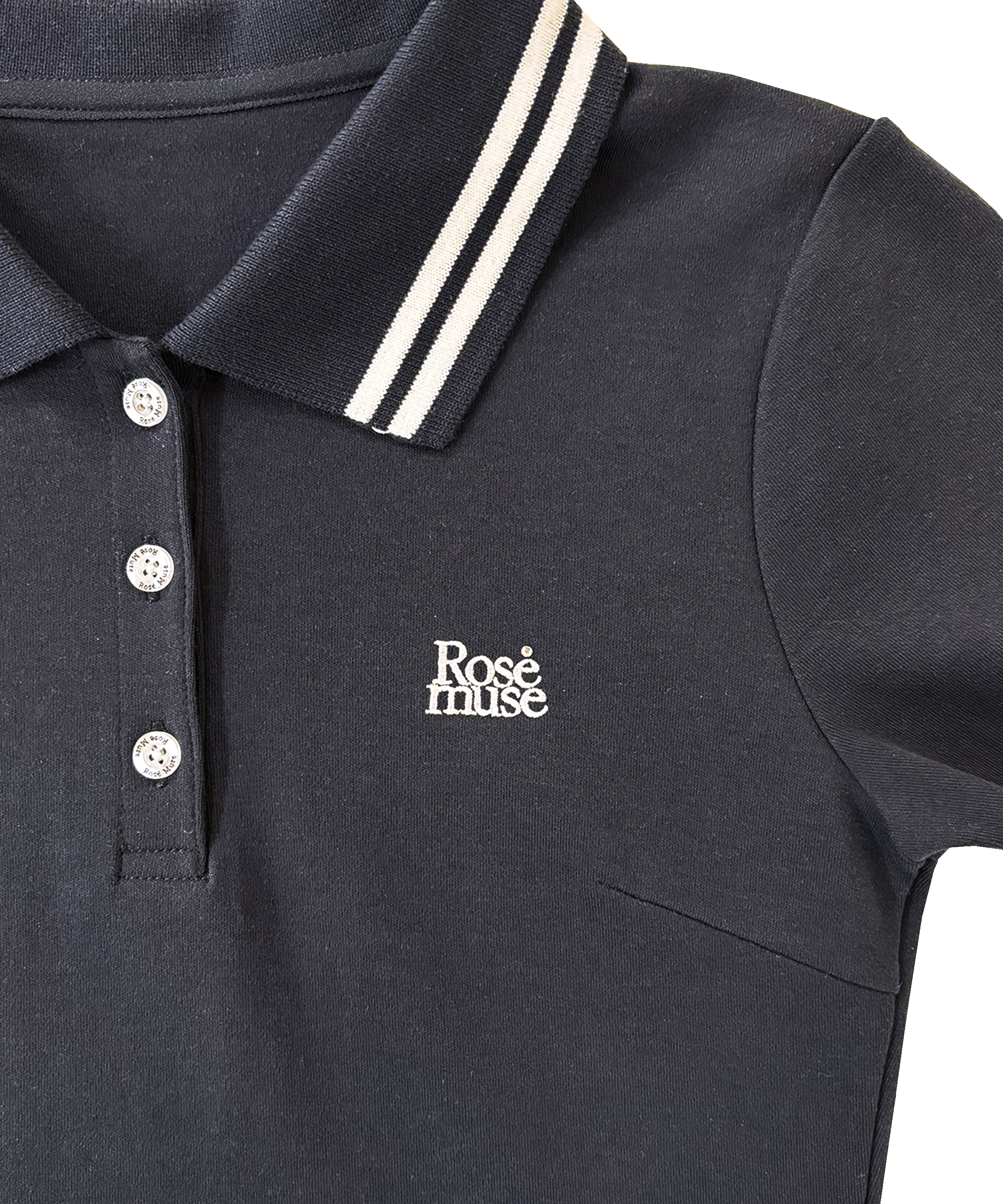 Rosé Muse Logo 3d embroidery pants Rosé Museロゼミューズ Logo 3d
