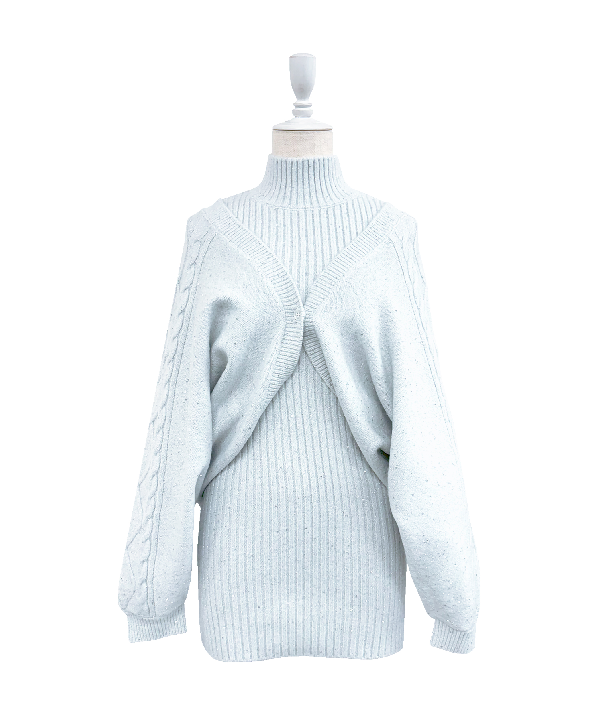 Glitter knit o/p set – BUNNY APARTMENT