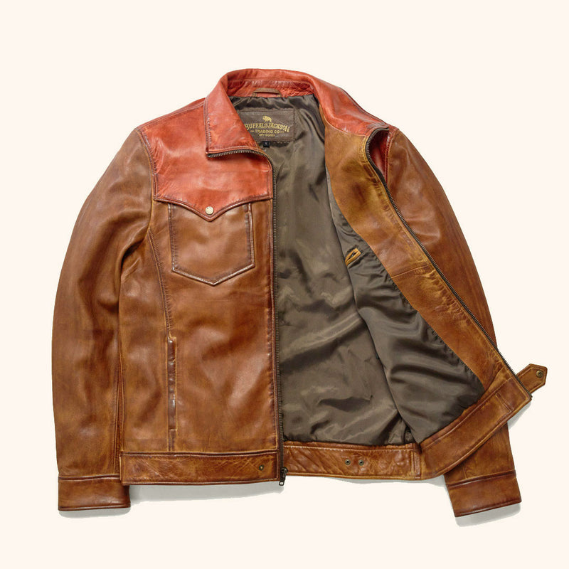 Western Leather Jacket for Men: Bold. Rugged. | Buffalo Jackson