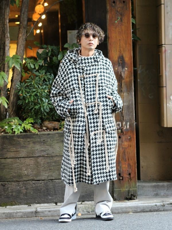 名作 sugarhill ダッフルコート 千鳥格子 20aw SUGARHILL