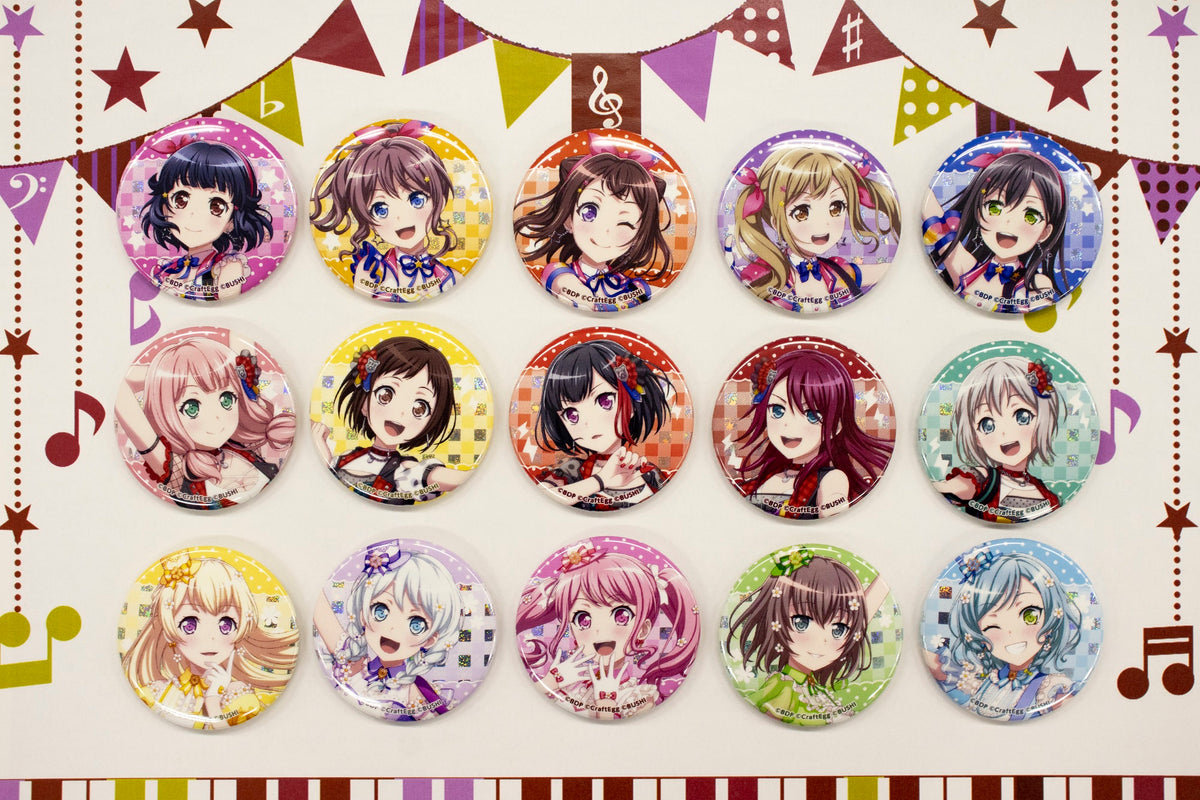 バンドリ ガルパ ホログラム缶バッジ 2022ver. 美竹蘭 70個セット