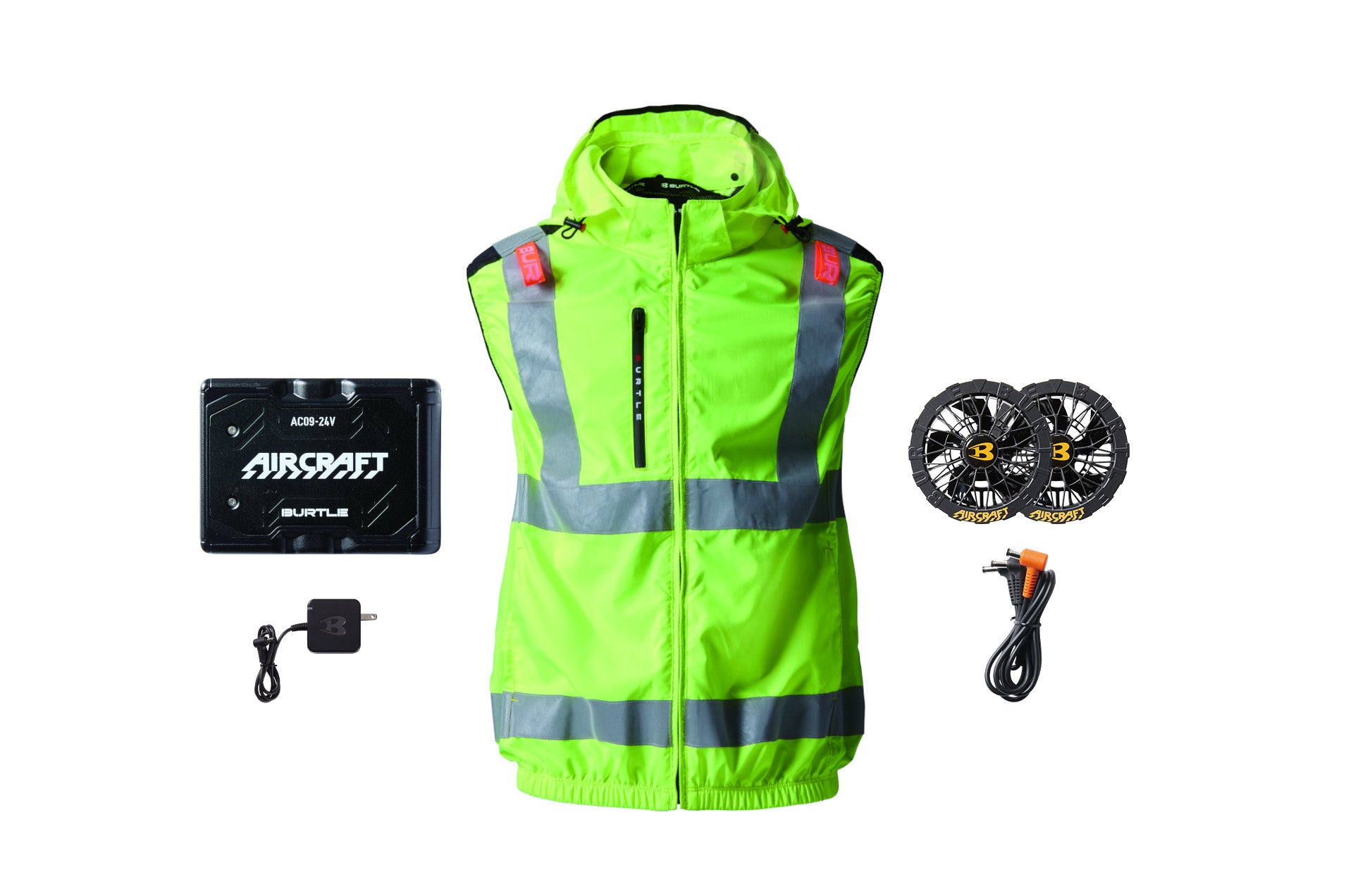Complete Fan-Cooled Vest Kits - BURTLE Workwear