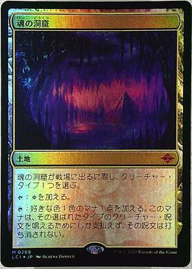 死者の道【魂の洞窟】 日本語foil MTG 死者の道/魂の洞窟 foil 日本語