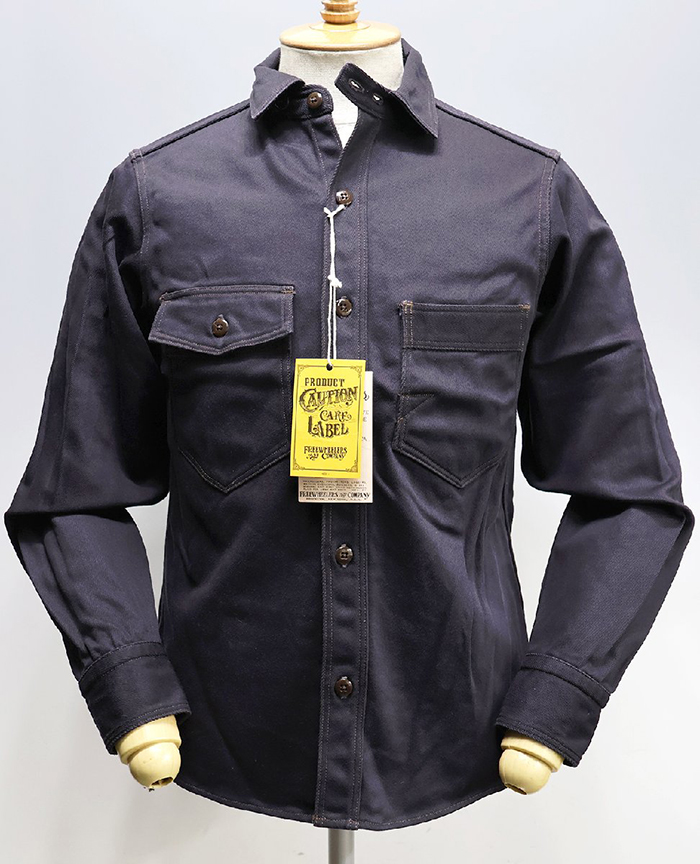 フリーホイーラーズ Gemsa / ジェムサ コットンカルゼワークシャツ