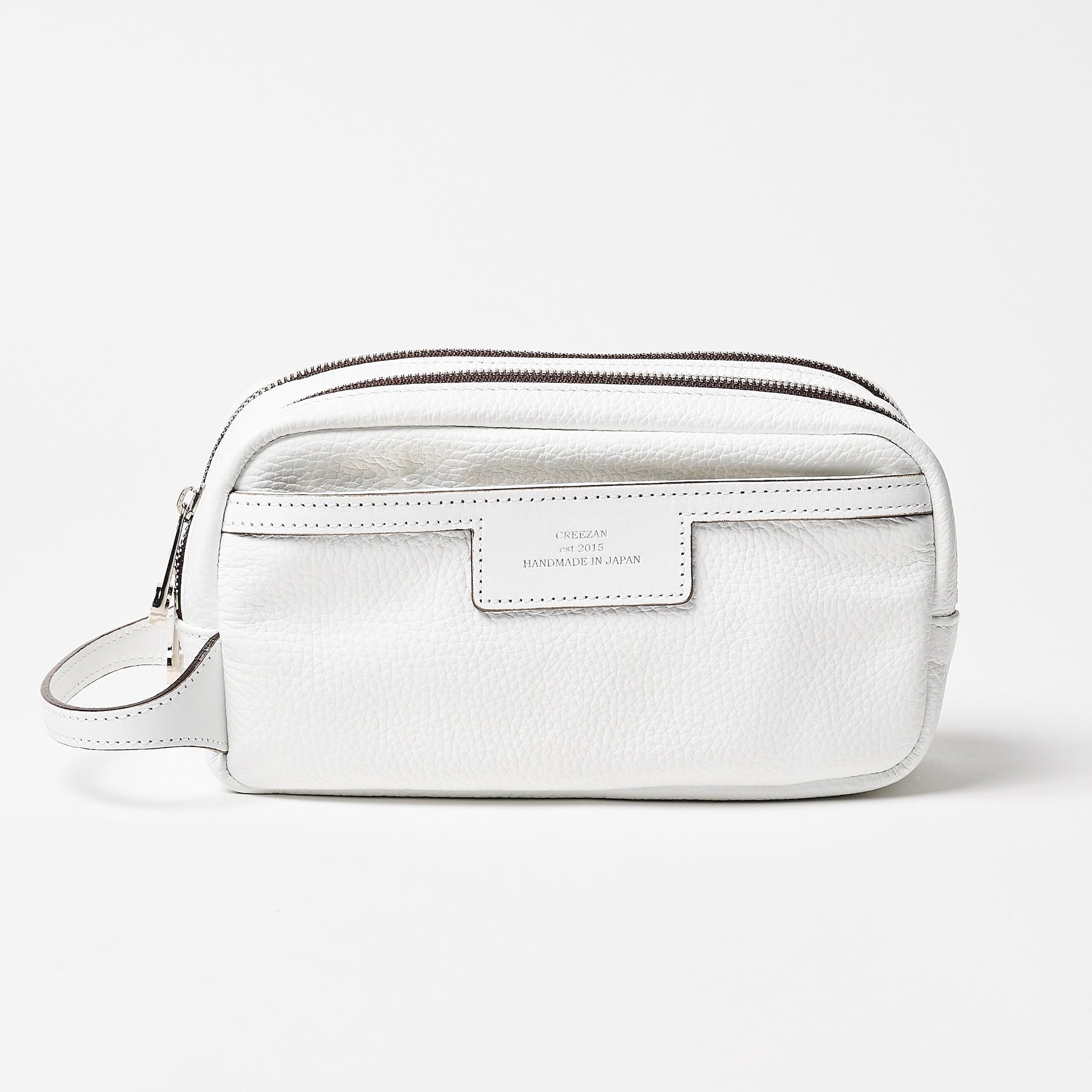 CREEZAN JETTER POUCH 「白は汚れる」常識を覆す、上質レザーのポーチ