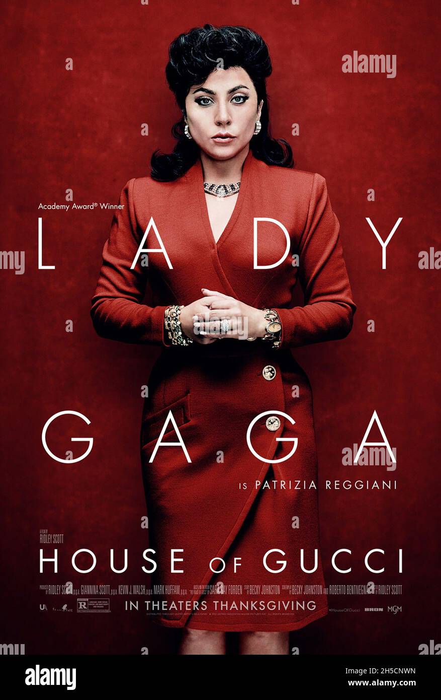 HOUSE OF GUCCI, US character poster, Lady Gaga as Patrizia