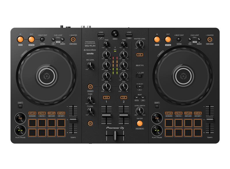 PIONEER DJ DDJ-FLX2 Compact DJ Controller, Black - Canada