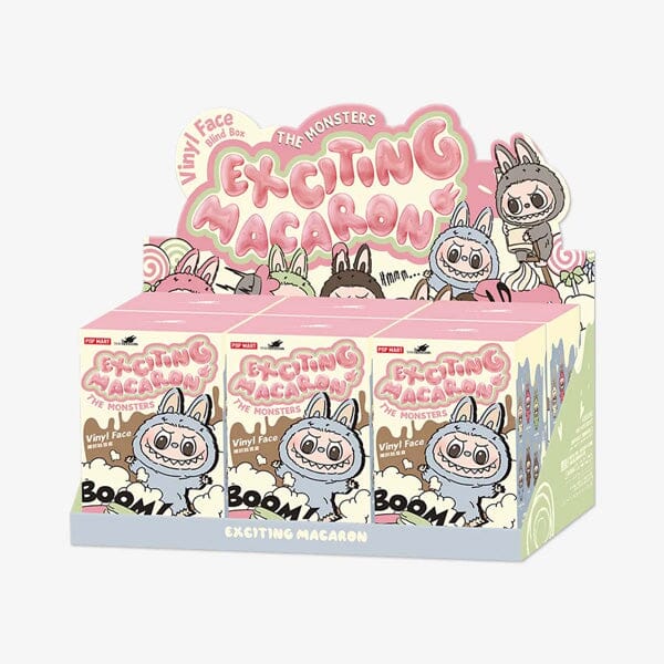 Pop Mart x THE MONSTERS: Exciting Macaron Series Plush Keyring