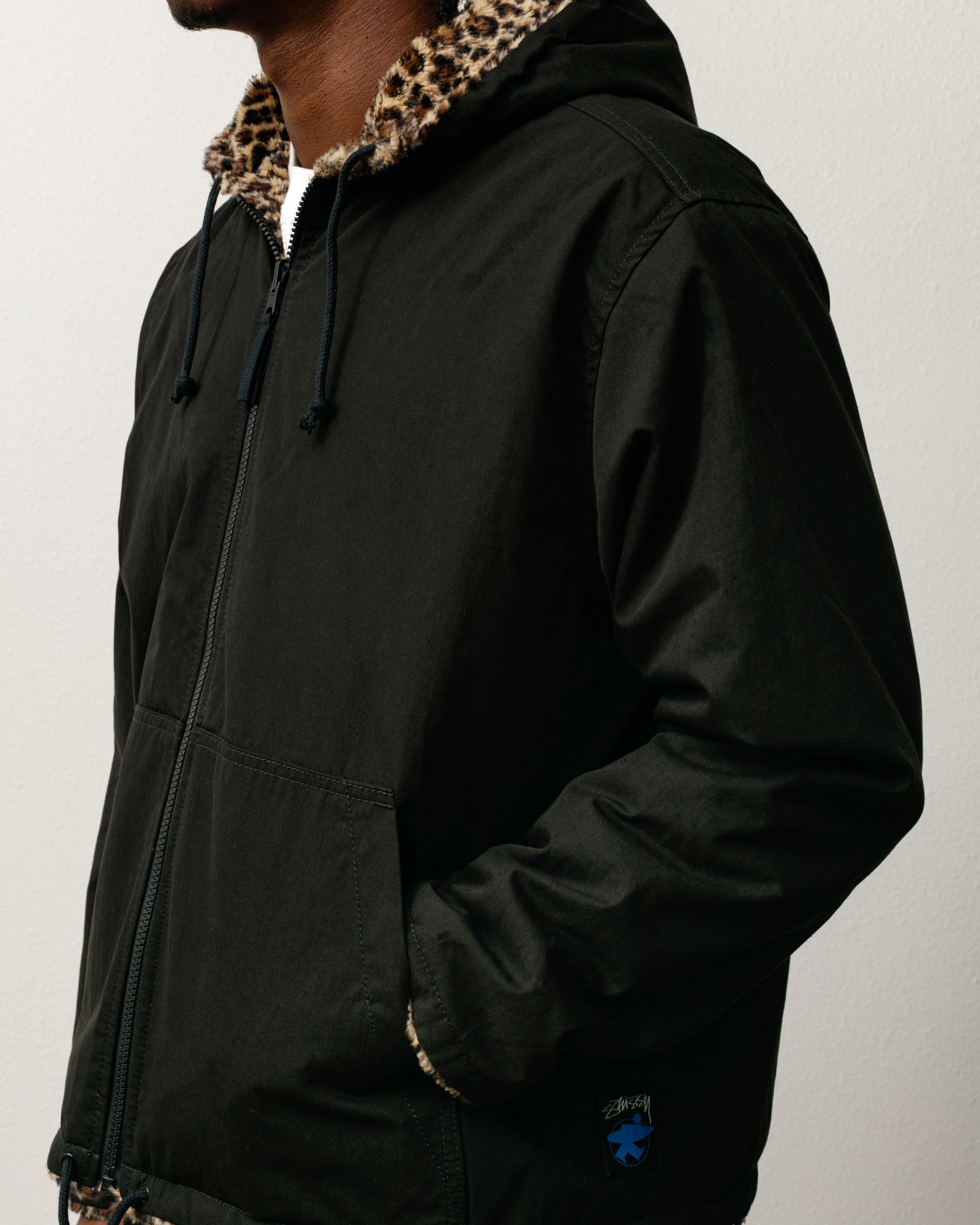 Reversible Hooded Jacket – Leopard | Outerwear | Stüssy Canada
