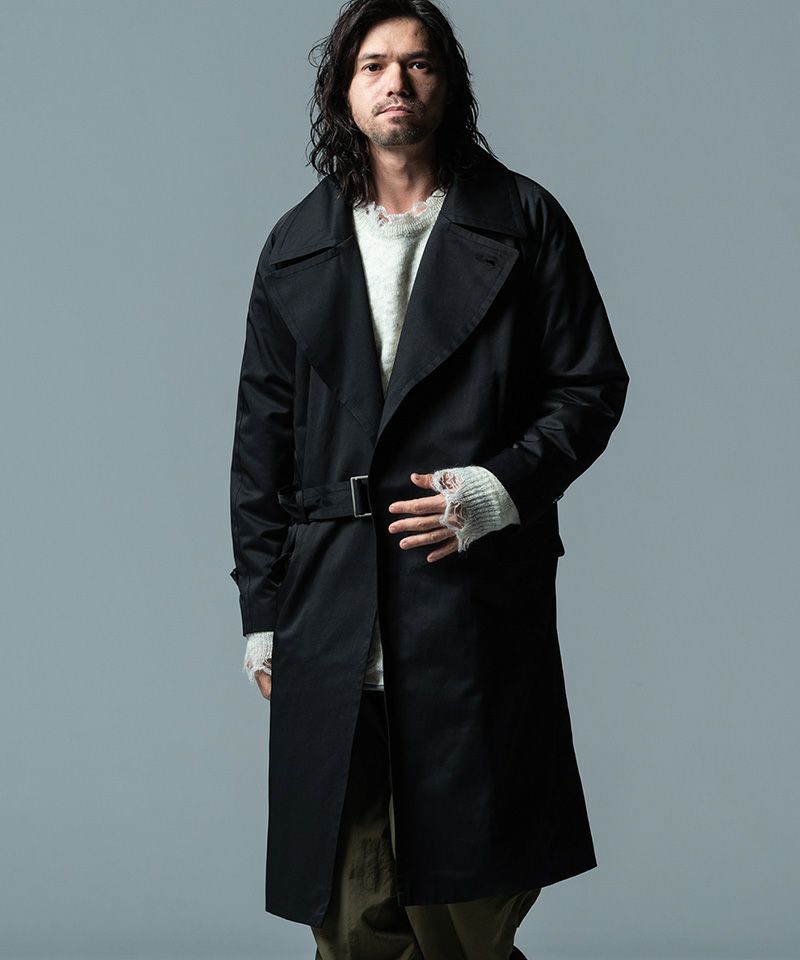 60%OFF【glamb(グラム)】 Belted Trench Coat ベルトトレンチコート