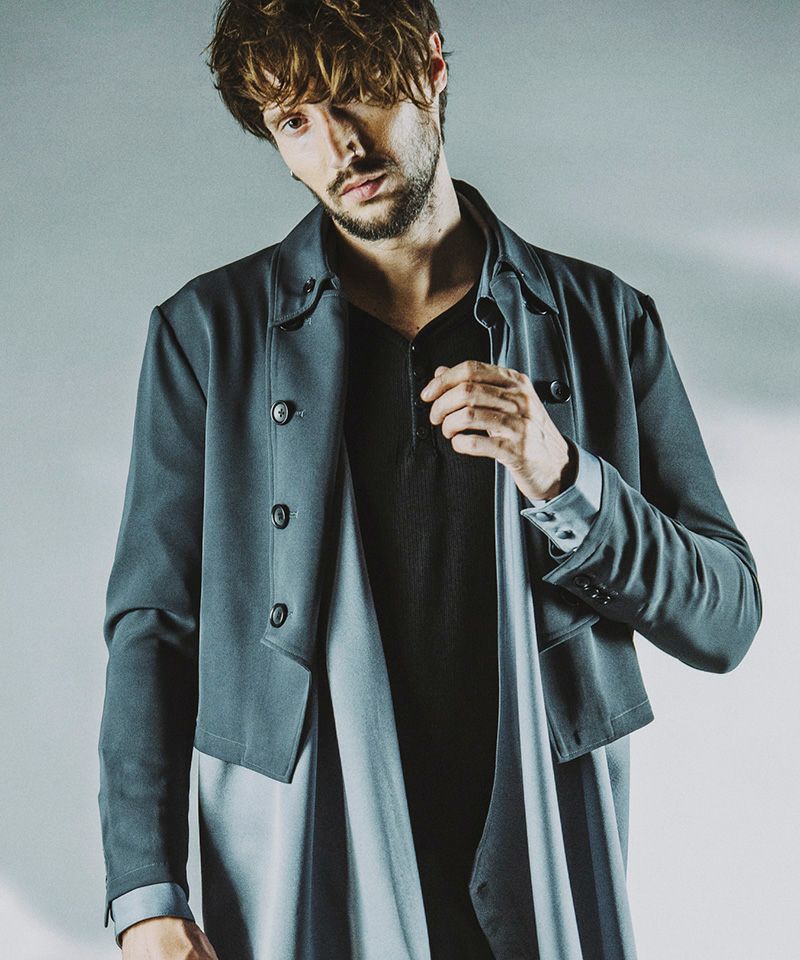 50%OFF【NO ID.(ノーアイディー)】ﾅﾎﾟﾚｵﾝｼｮｰﾄJKT ジャケット(854006