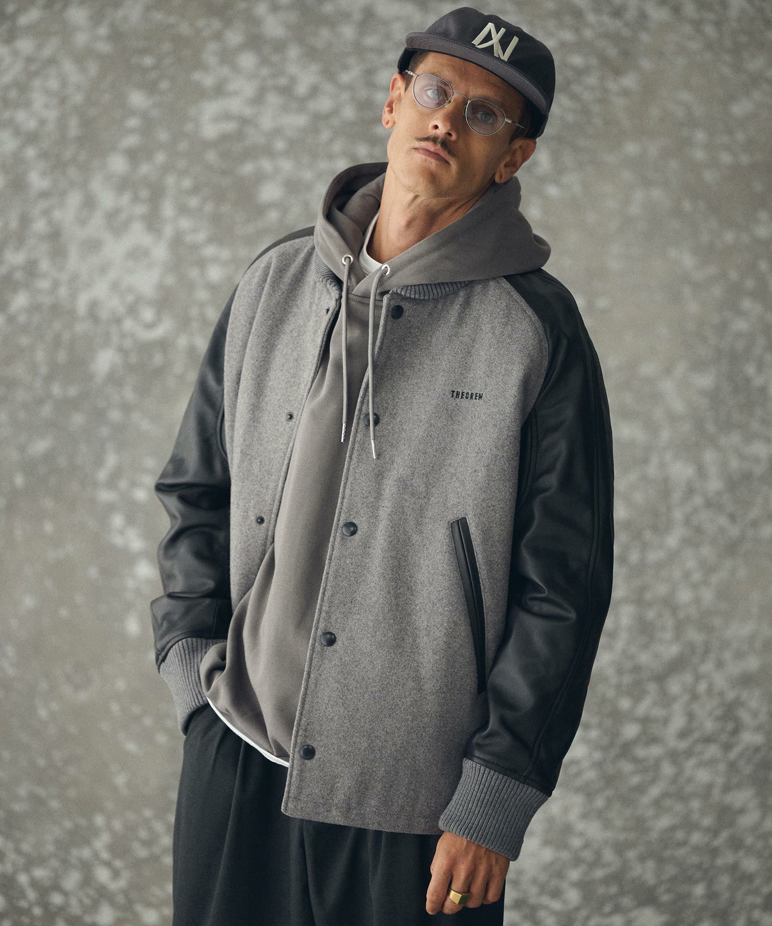 THEOREM(セオレム)】Leather RS Award Jacket スタジャン(TRM24-T014A