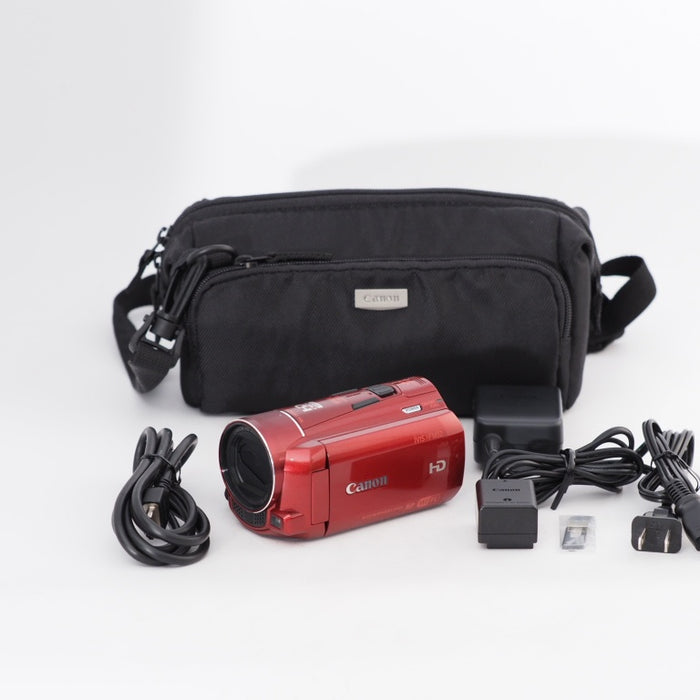 Canon デジタルビデオカメラ iVIS HF R52 レッド 光学32倍ズーム