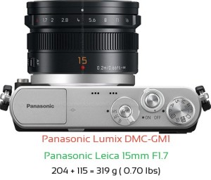Panasonic GM1 Camera and Panasonic 42.5mm F1.7 OIS Lens