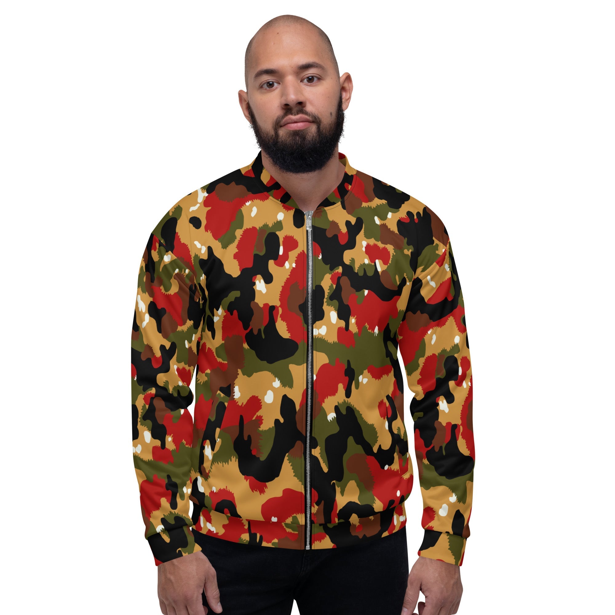 CAMO HQ - Swiss TAZ 83 Alpenflage CAMO Unisex Bomber Jacket