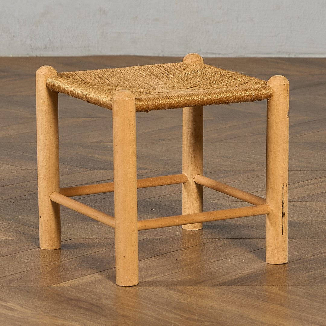 イギリス アンティーク ヴィンテージ ラッシュシート スツール 椅子 手