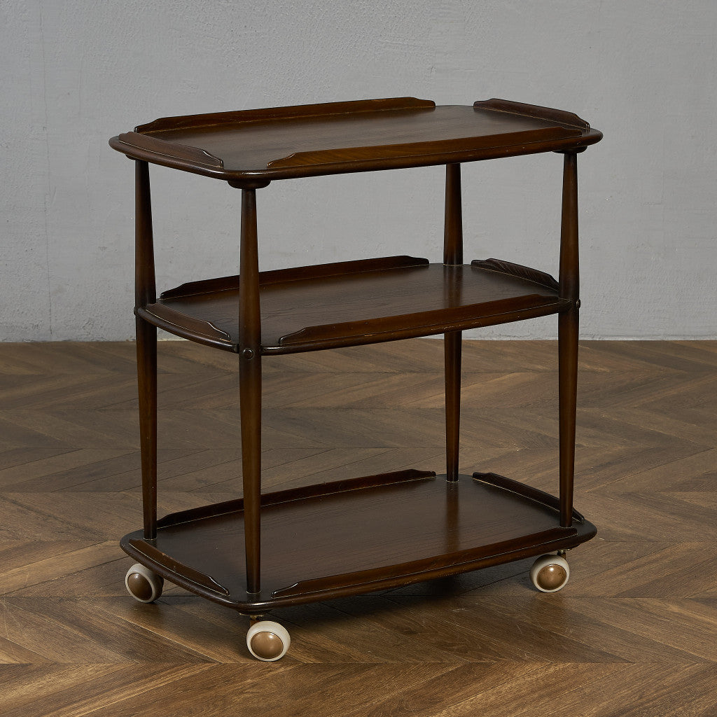 ドイツヴィンテージ フォールディング トロリーワゴン キャスター