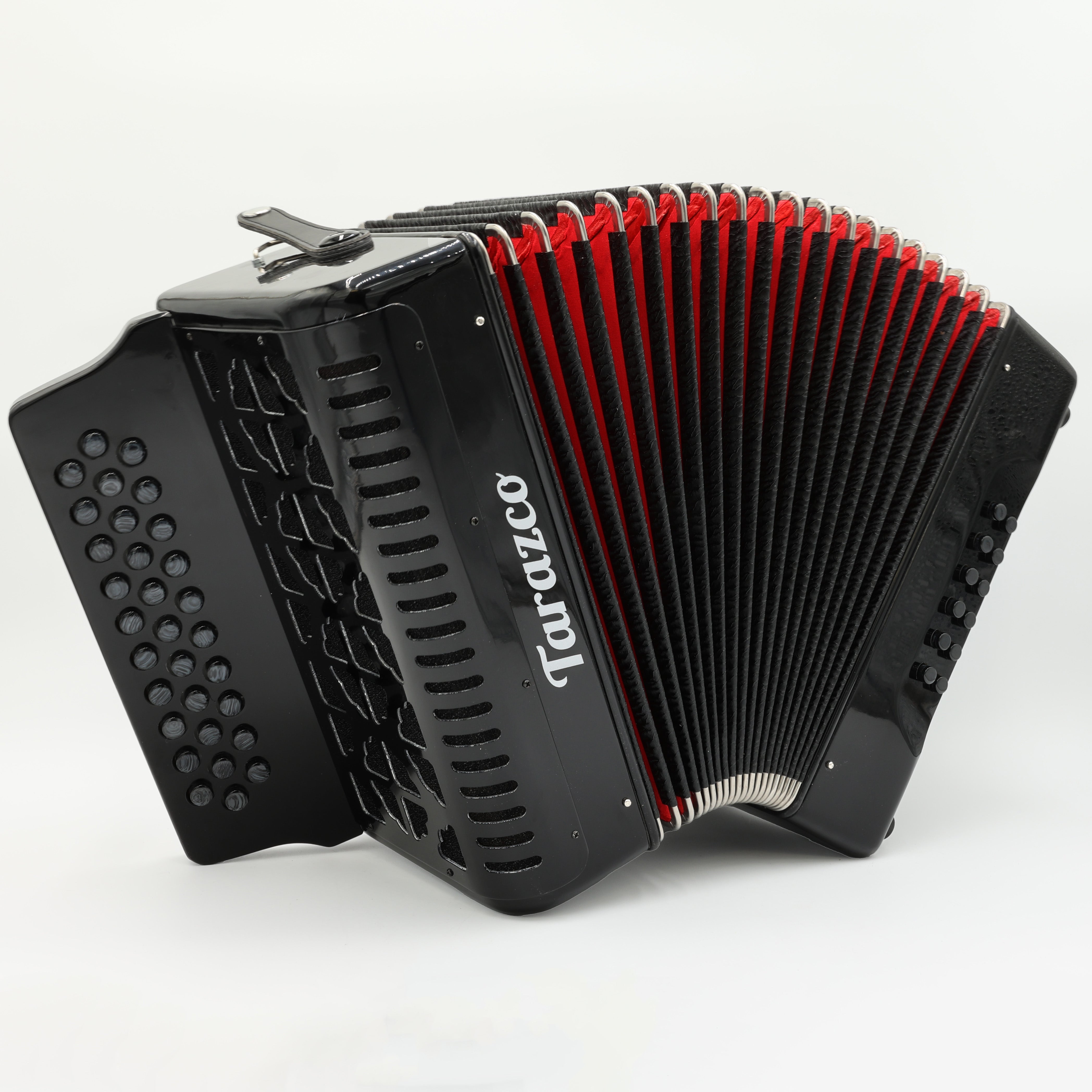 Tarazco 31 Button Accordion, Norteño music, (Black) GCF