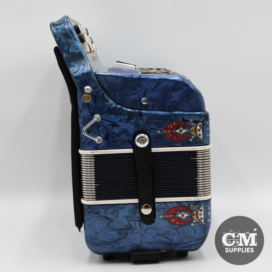 Gabbanelli 3 Switch Accordion (GCF) - Blue
