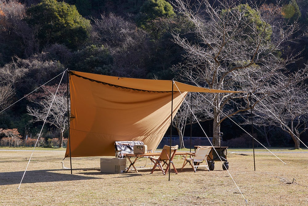 WAQからポリコットン素材の「ヘキサタープTC M/L」登場 | キャンプレビュー