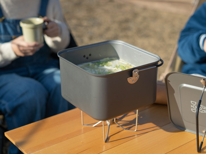 DODから四角いクッカー「シカクッカー」3サイズ登場 | キャンプレビュー