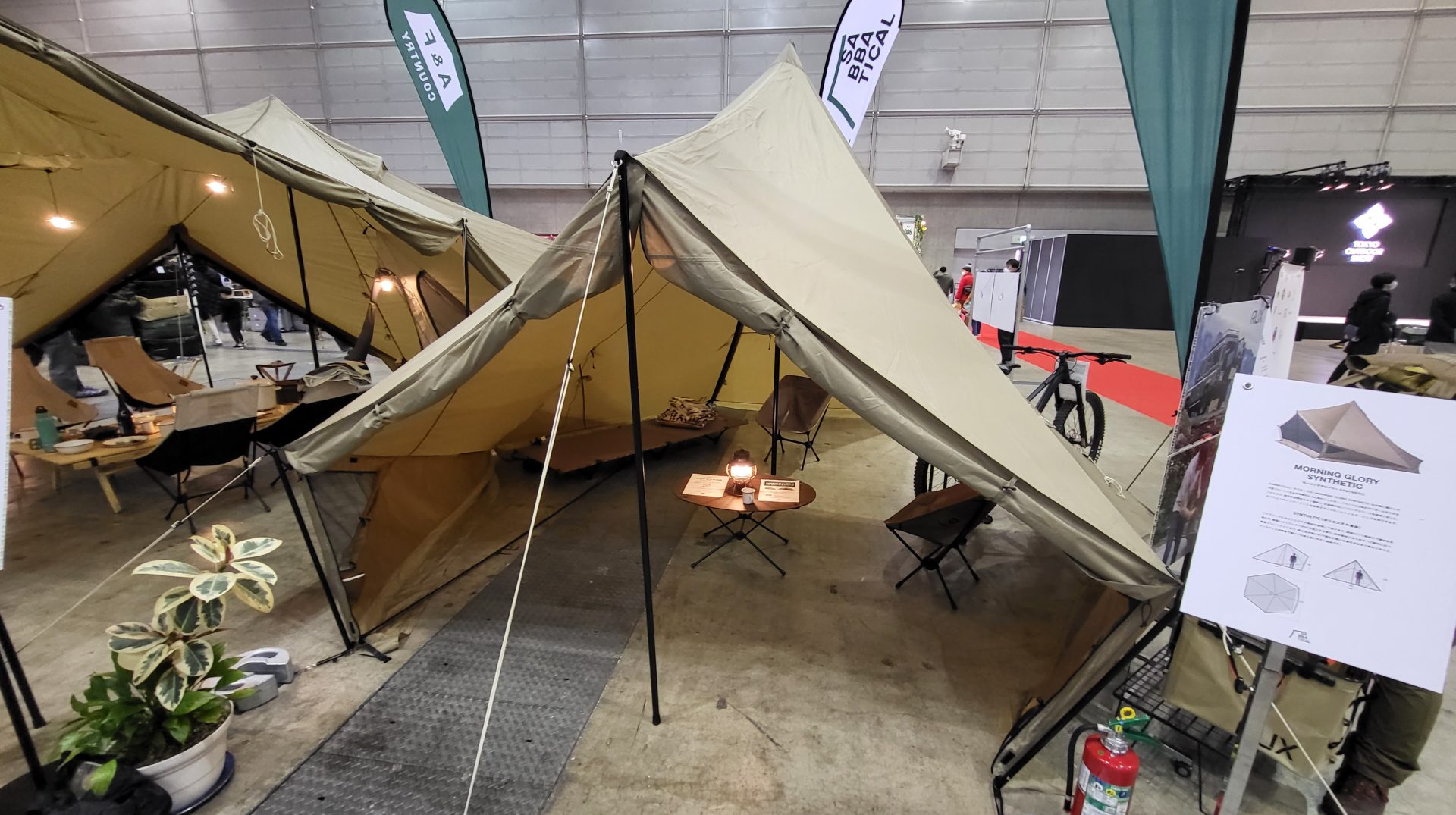サバティカル2023年新テント「モーニンググローリー シンセティック