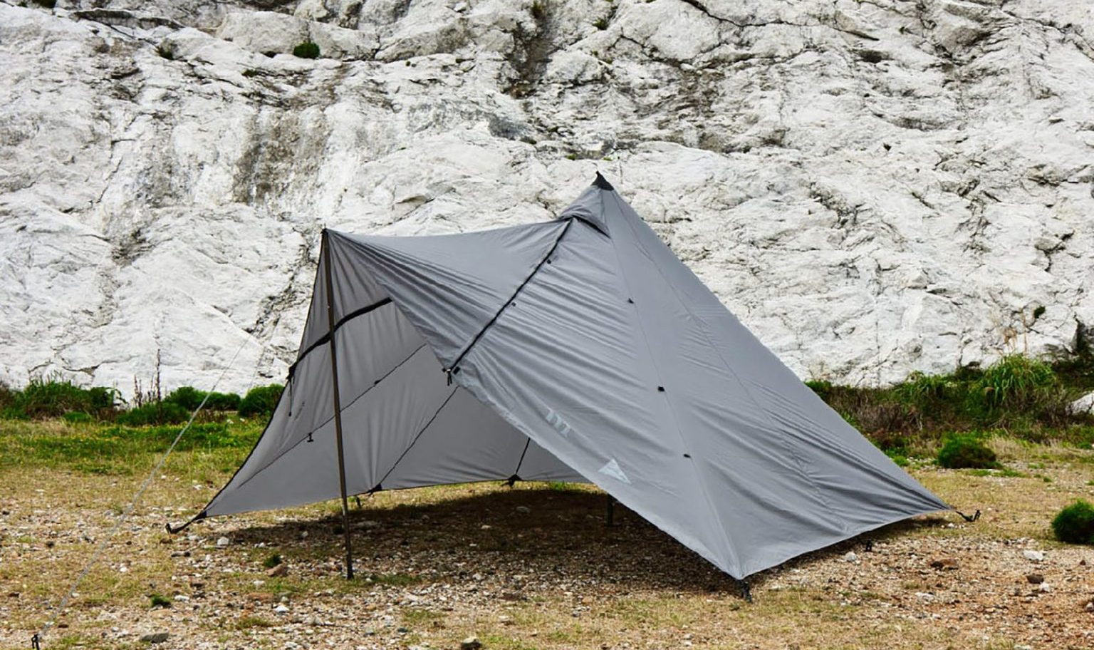 アンドワンダー ムラコ テント HERON 2POLE TENT グレー アンド