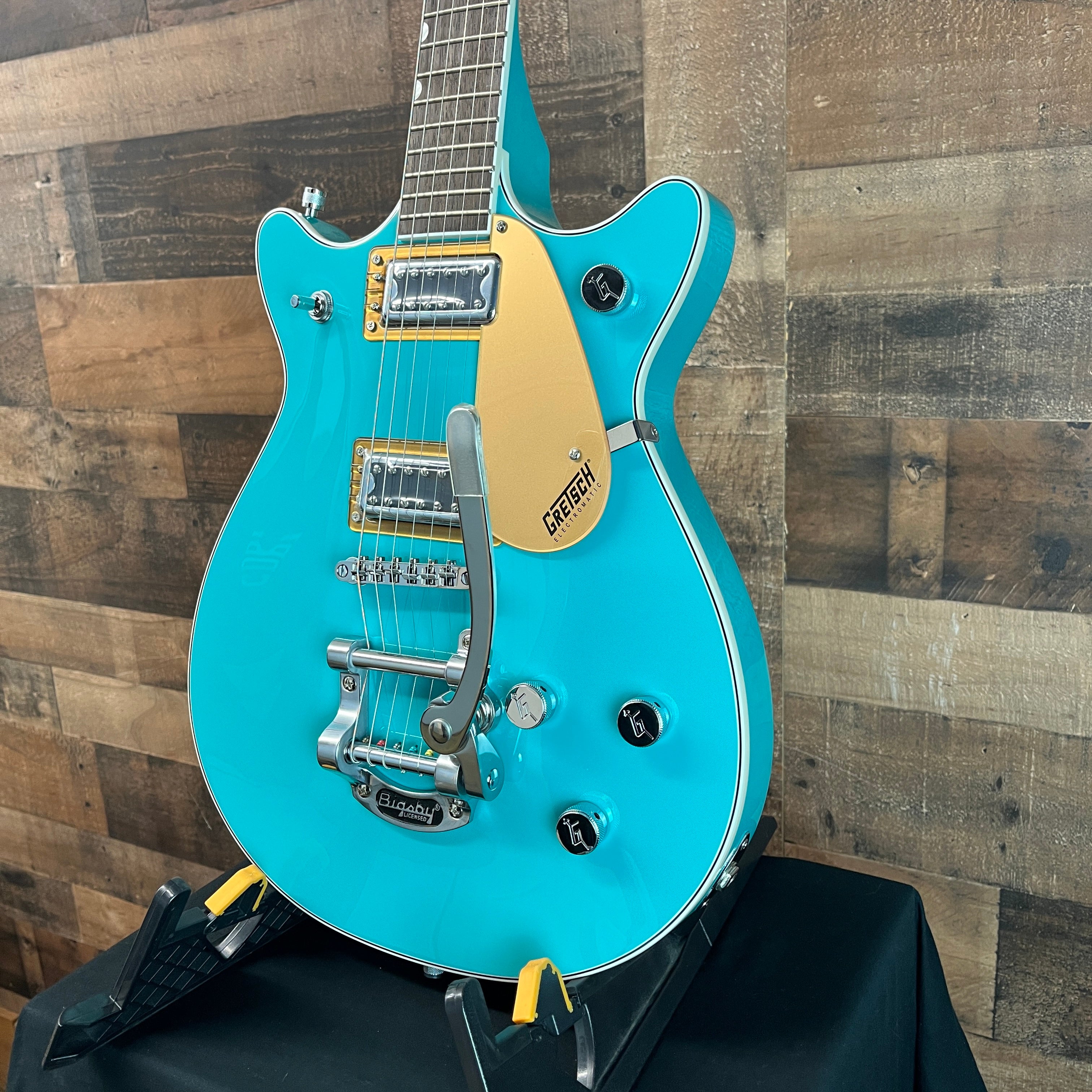 Gretsch G5232T Electromatic Double Jet FT with Bigsby, Caicos Green, 3