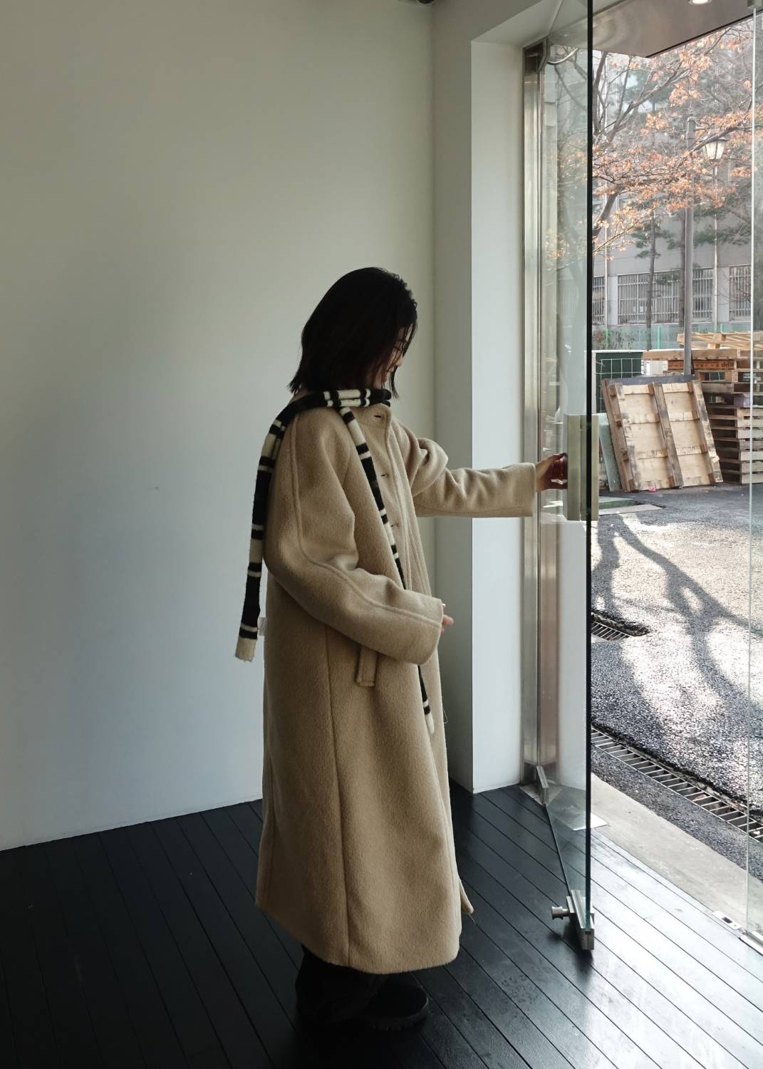 noble no collar coat | OHOTORO