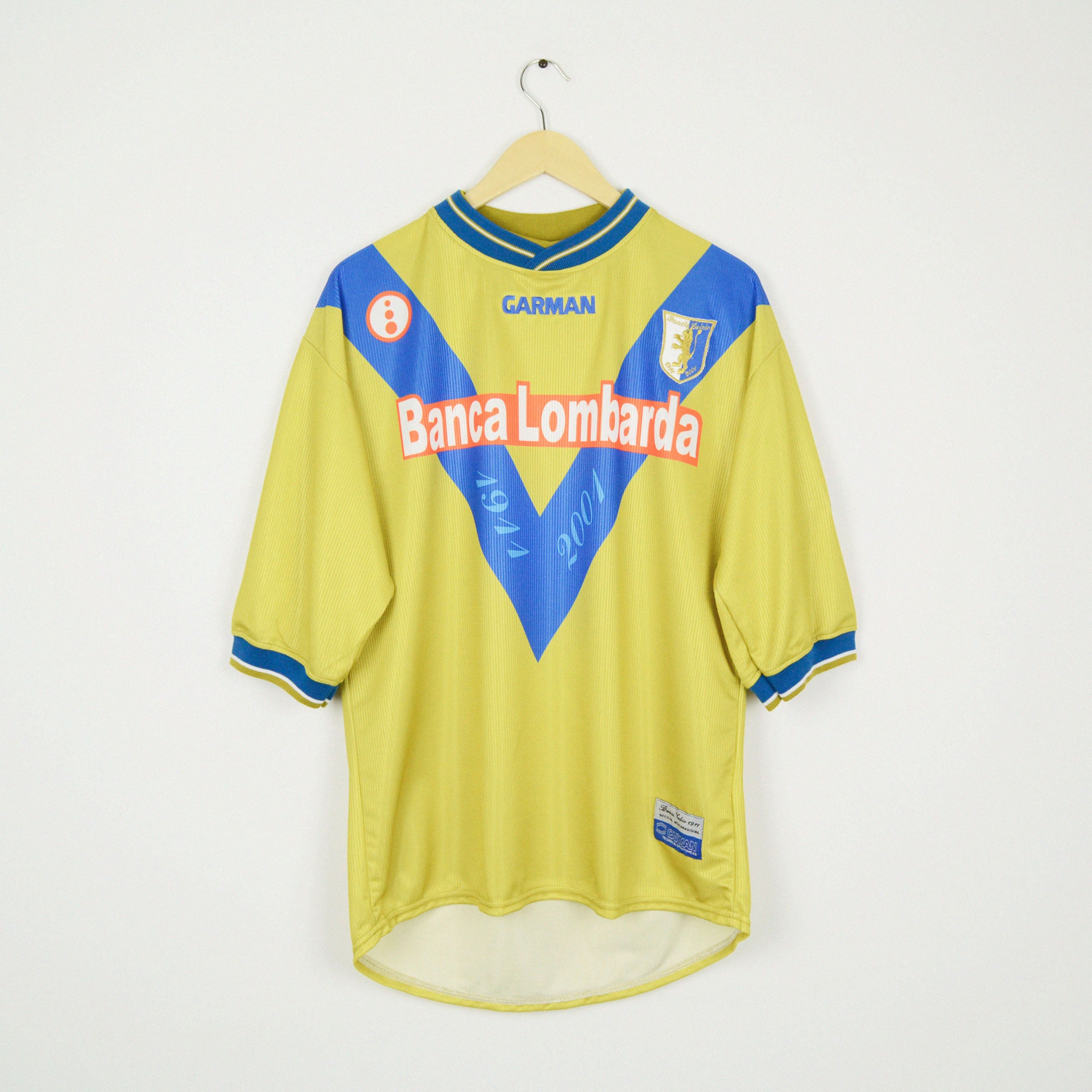 2001-02 Garman Brescia Third Shirt Baggio 10 L – Calcio Vintage