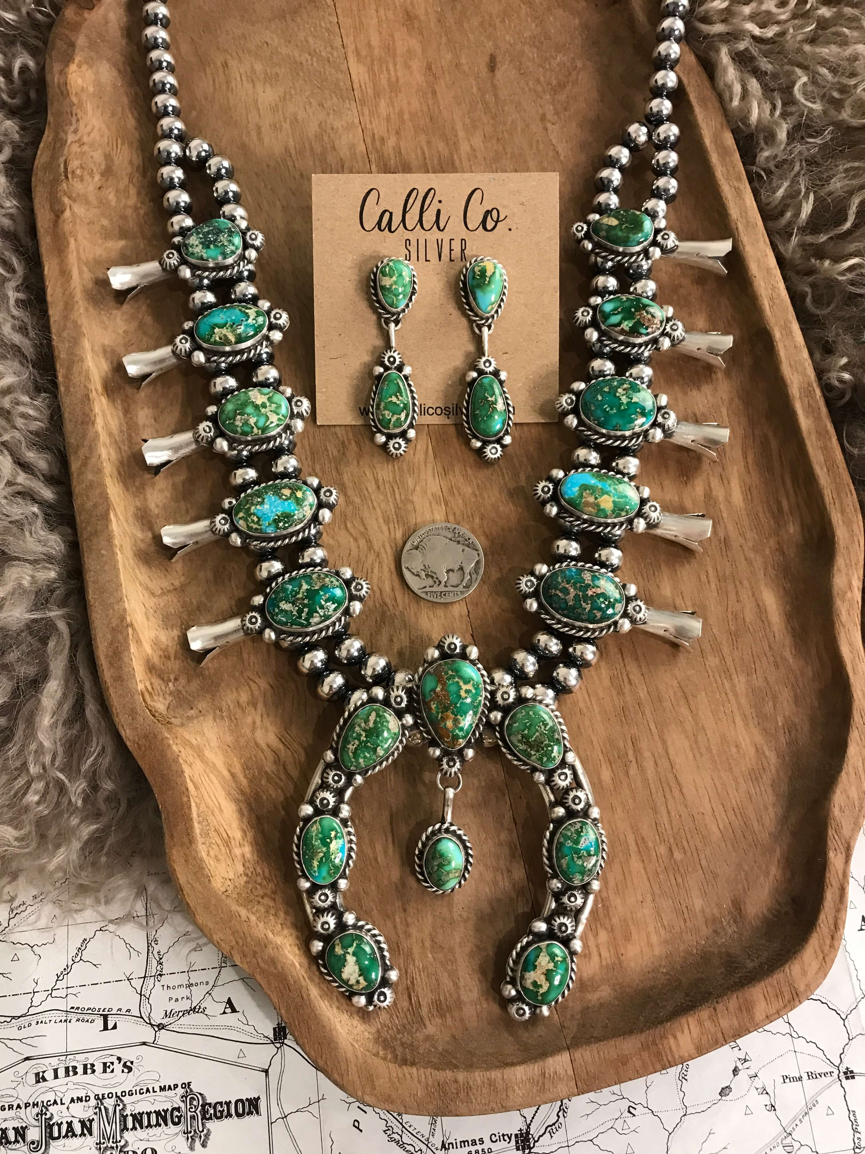 Cotulla Squash Blossom Heirloom Necklace | Calli Co. Silver | Fort