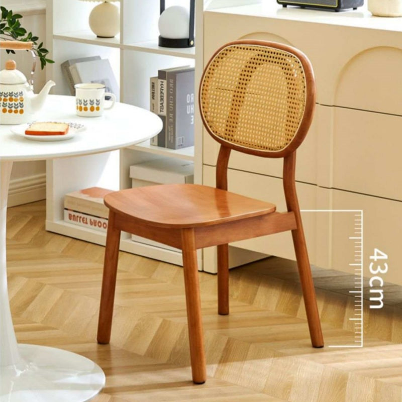 チェア ダイニングチェア 1脚 椅子 ラタン 籐編み ナチュラル 無垢材